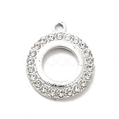 Alloy Rhinestone Pendants ALRI-C007-53P-1