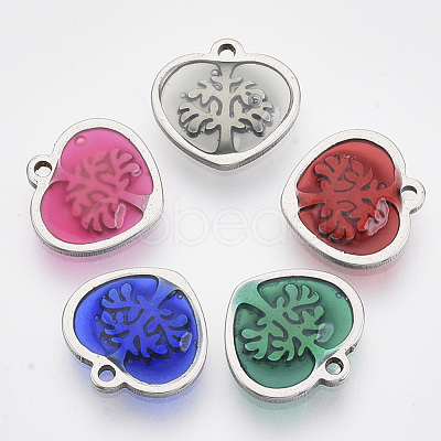 201 Stainless Steel Pendants STAS-R099-03-1