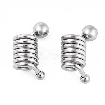 Non-Tarnish 316 Surgical Stainless Steel European Beads STAS-N097-069P-1