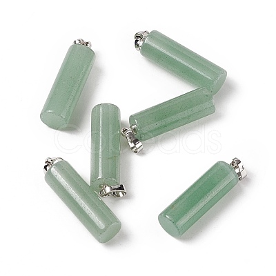 Natural Green Aventurine Pendants G-E135-02P-02-1