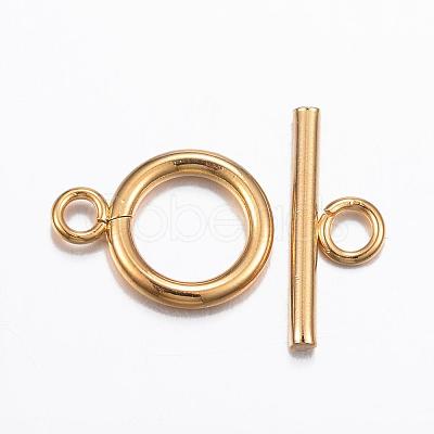 304 Stainless Steel Toggle Clasps STAS-H380-03G-1