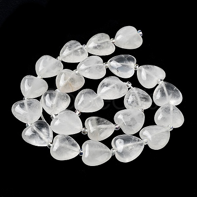 Natural Quartz Crystal Beads Strands G-E614-A25-01-1