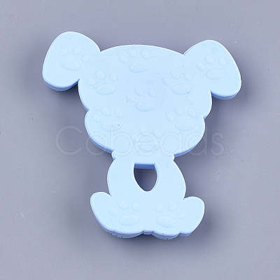 Food Grade Eco-Friendly Silicone Puppy Beads SIL-T052-07D-1