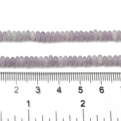 Natural Lepidolite/Purple Mica Stone Beads Strands G-K343-C03-02-1