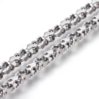 Tarnish Resistant 304 Stainless Steel Link Chains STAS-P219-15-C-1