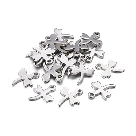 Non-Tarnish 201 Stainless Steel Charms STAS-F255-008P-1