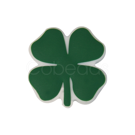 Clover Food Grade Silicone Beads PW-WG44937-03-1