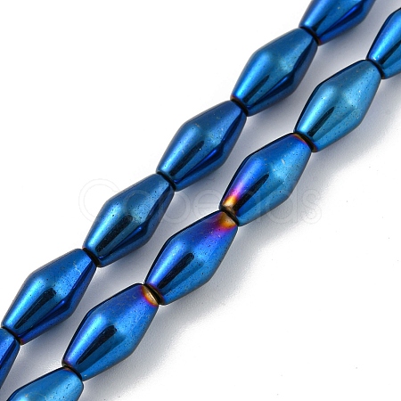 Electroplated Synthetic Non-magnetic Hematite Beads Strands G-Z032-B02-02C-1