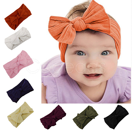 Nylon Elastic Baby Headbands OHAR-S197-055-1