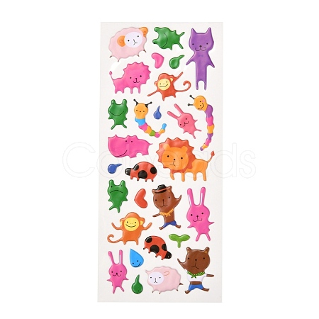 3D Cartoon PVC Bubble Stickers DIY-A016-01B-1