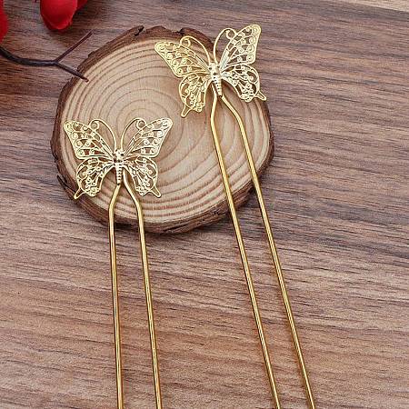 Ancient Style Brass Hair Fork Finding PW-WG3DF9A-02-1