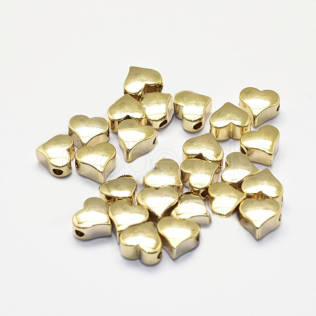 Long-Lasting Plated Brass Beads KK-K193-082G-NF-1