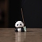 Ceramic Incense Burners, Panda Incense Holders, Home Office Teahouse Zen Buddhist Supplies, White, 32x45x46mm