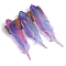 Feather Ornament Accessories, for DIY, Medium Slate Blue, 150~200mm