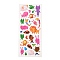 3D Cartoon PVC Bubble Stickers, for Diary, Notebooks, Animal Pattern, 7~36x4~32mm