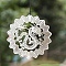 Metal 3D Rotating Dragon Wind Spinners, for Outdoor Garden Hanging Decoration, Platinum, 100mm