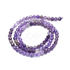 Natural Amethyst Beads Strands G-P457-A03-15-3