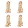 Rubber Wood Carved Onlay Applique AJEW-WH0248-464-1