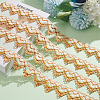 BENECREAT Wavy Edge Polyester Curtain Lace Trim OCOR-BC0005-16B-5