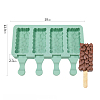 Food Grade DIY Rectangle Ice-cream Silicone Molds DIY-D062-03A-6