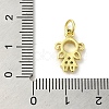 Brass Micro Pave Cubic Zirconia Charms KK-M283-18B-01-3