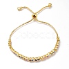 Evil Eye Brass Enamel Slider Bracelets BJEW-H531-01B-G-1