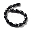 Natural Black Onyx(Dyed & Heated) Beads Strands G-P520-C06-01-3