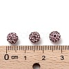 Half Drilled Czech Crystal Rhinestone Pave Disco Ball Beads RB-A059-H6mm-PP8-212-3