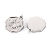 Non-Tarnish 316 Surgical Stainless Steel Pendants STAS-S116-124P-2