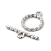 Non-Tarnish 304 Stainless Steel Toggle Clasps STAS-F290-03P-2