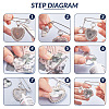 Fashewelry DIY Charm Drop Safety Pin Brooch Making Kit DIY-FW0001-26-4