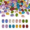 Cheriswelry 96Pcs 8 Colors Transparent Glass Beads Strands GLAA-CW0001-04-12