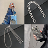 WADORN 1Pc Adjustable Iron Curb Chain Crossbody Bag Handles FIND-WR0006-33-4