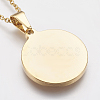 304 Stainless Steel Pendant Necklaces STAS-I075-02G-4