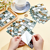 Square PVC 3D Self Adhesive Mosaic Pattern Stickers DIY-WH0260-84B-3