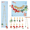 Knitting Row Counter Chains & Locking Stitch Markers Kits HJEW-AB00517-1