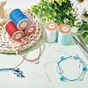 SUNNYCLUE 5 Rolls 5 Colors Round Waxed Polyester Cord YC-SC0001-02-4