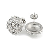 304 Stainless Steel Stud Earrings EJEW-A108-09P-2