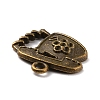 Tibetan Style Alloy Telephone Charms FIND-Z003-01AB-3