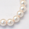 Baking Painted Pearlized Glass Pearl Round Bead Strands HY-Q003-4mm-41-2