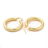 Rack Plating Brass Thick Hoop Earrings for Women EJEW-F302-05G-2