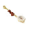 Shiva Eye Shell Pendant Decoration HJEW-JM02112-5