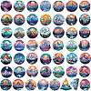 50Pcs Ice Mountain PVC Waterproof Stickers PW-WG84221-01-3