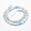 Natural Aquamarine Beads Strands G-K256-59C-2