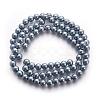 Glass Pearl Beads Strands X-HY-3D-B19-2