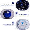 Kissitty Dyed & Heated Natural Tiger Eye Round Beads for DIY Bracelet Making Kit DIY-KS0001-19-4