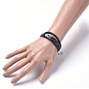 (Jewelry Parties Factory Sale)Unisex Retro Leather Cord Multi-strand Bracelets BJEW-JB04862-04-4