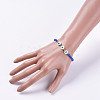Glass Beads Stretch Bracelets BJEW-JB04756-5