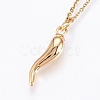 304 Stainless Steel Pendant Necklaces NJEW-P224-11G-1