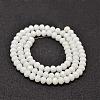 Faceted Rondelle Glass Beads Strands X-GLAA-I033-6mm-11-2